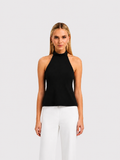 Lavanice Sculpt Halter Top with Built-In Bra